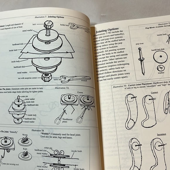 NEW 1998 Handbook for Making Teddy Bears Ultimate Linda Mullins Crafters BOOK - Picture 11 of 17